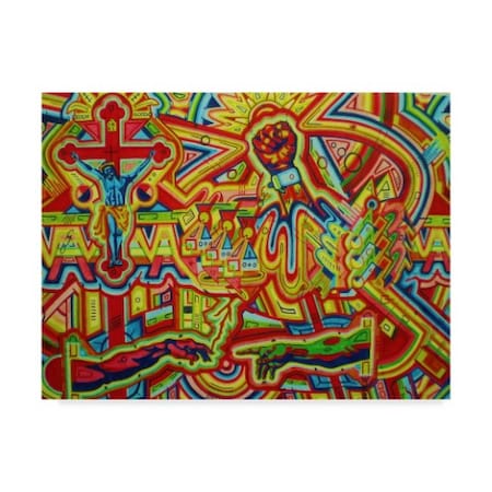 Abstract Graffiti 'Modern Renaissance' Canvas Art,18x24